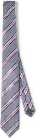 Brunello Cucinelli Silk textured stripe tie in Medium Grey at Nordstrom