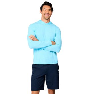 Free Country Mens Microtech Hooded Graphic Sunshirt