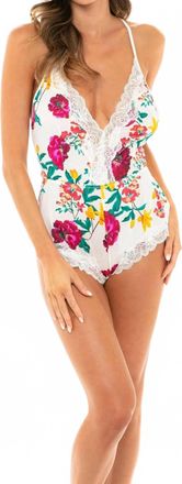 Oh là là Chéri Reina Romper In White Floral Print