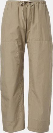 Leset Kyoto cotton wide-leg pants
