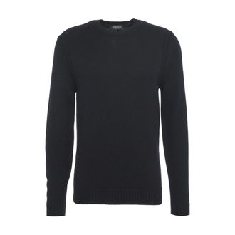 Dondup Round-neck Knitwear, male, Blue, Size: 2XL Classic Knitwear in Blue