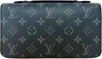 Louis Vuitton Monogram Eclipse Black Monogram Eclipse Long Wallet (Bi-Fold) (Pre-Owned)