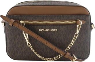 Michael Kors Pre-owned Plastic Schoudertas - Dames - Vintage Schoudertas - Bruin - ONE Size - Vintage