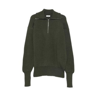 Rier Jersey Utility con media cremallera - Knitwear - Hombre - Verde - M