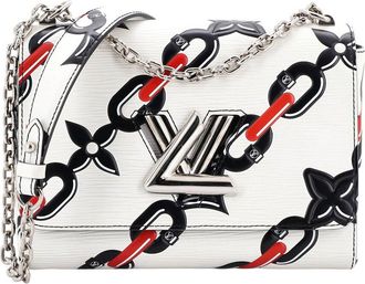 Louis Vuitton Twist Handbag Limited Edition Print Epi Leather Mm (Authentic Pre-Loved)