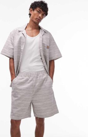 Carhartt Work in Progress Gellar - Pantaloncini vestibilità comoda testurizzati color panna in coordinato-Neutro