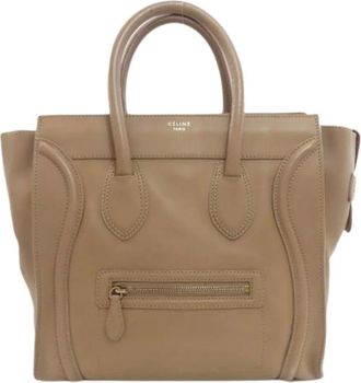 Celine Pre-owned Handbags, female, Brown, Size: ONE SIZE Pre-owned Vintage Tote