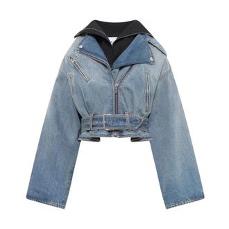 Alaia Donna, Giacche, Blu, S, new