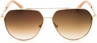 Guess Brown Pilot Ladies Sunglasses GF00033 32E 59