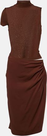 CHRISTOPHER ESBER Fusion Tee midi dress