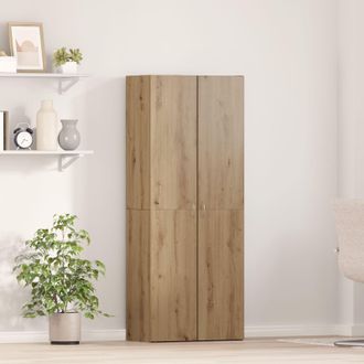 Berkfield Home Highboard Artisan Oak 60 x 32 x 153 cm Engineered Wood in Brown