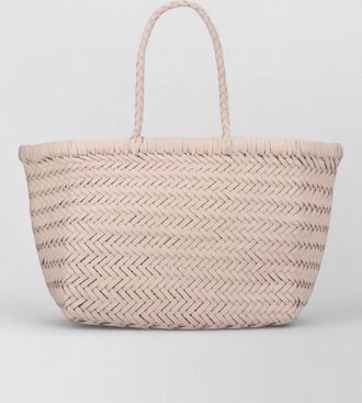 Dragon Diffusion woven beach bag braided handle tote