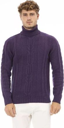 Alpha Studio Merino Wool Turtleneck Sweater