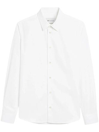 Ami White Ami De Coeur Cotton Shirt