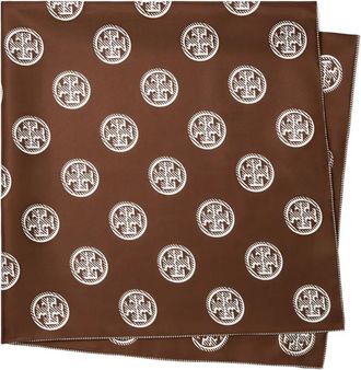 Tory Burch Pareo in seta con stampa - Marrone