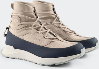 Canada Goose Chaussure de sport haute Glacier Trail DyneemaMD pour homme (Hommes, Tan/Atlantic Navy, US 10.5)