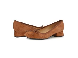 Nine West Saruh High Womens Heels Cognac Suede : 8.5 M