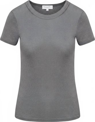 Michael Stars Womens Fallon Shine Tee In Thunder