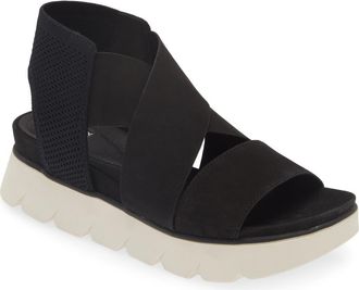 Eileen Fisher Chant Platform Sandal in Black at Nordstrom Rack, Size 6.5
