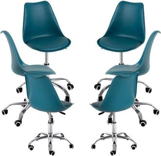 Regalos Miguel Packs Sillas - Pack 6 Sillas Neo - Verde Azulado