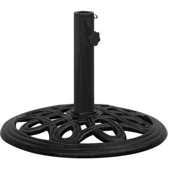 vidaXL Base De Sombrilla De Hierro Fundido Negro 44x44x32 Cm Vidaxl