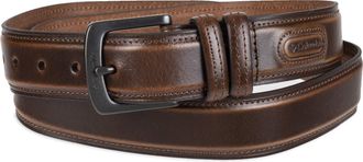 Columbia Mens Everyday Casual Belt for Jeans Khakis, Brown, Medium (34-36)