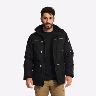 CAT Insulated Work Parker Mens - Black - Size X-Large