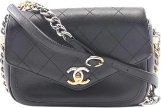 Chanel Pre-owned Borsa a Spalla Piccola Matelass&eacute; in Pelle - - Pre-owned - Donna - Nero - ONE SIZE