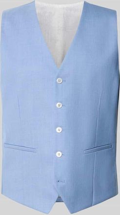 Daniel Hechter Weste mit V-Ausschnitt und Paspeltaschen in Hellblau, Gr&ouml;&szlig;e 48
