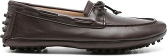 Le Monde Beryl Leather Boat Shoes