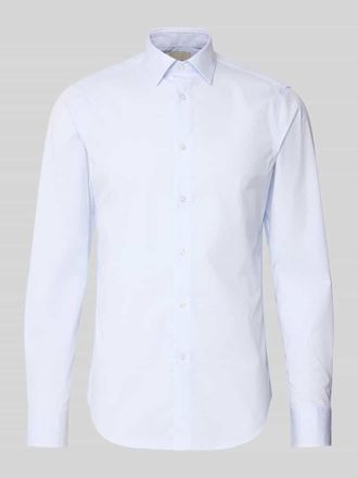 Calvin Klein Slim Fit Business-Hemd mit Kentkragen in Bleu, Gr&ouml;&szlig;e 39