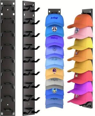 OEM Soporte De Pared De 2 Piezas Para Tapas Con Adhesivo Resistente/montaje Mediante Taladro, Dos M&eacute;todos De Montaje, Material Pl&aacute;stico, Capacidad Para 18
