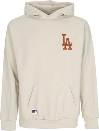 New Era MLB League Essentials Oversize Hoodie - Heren - Hoodies - Beige - XL - Katoen - Hoodies & sweatvesten