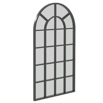 HOMCOM Homcom - Specchio A Parete A Forma Di Arco Per Casa E Ufficio Nero