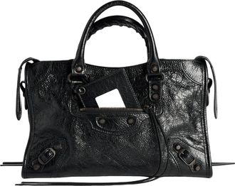 Balenciaga (WMNS) Balenciaga Le City Bag Small Black 8657622ACFH1000