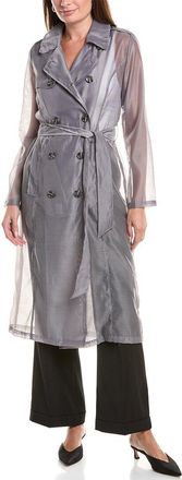 NVLT Nvlt Organza Trench Coat