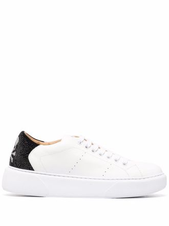 Philipp Plein low-top skull sneakers - women - Leather - 40 - White