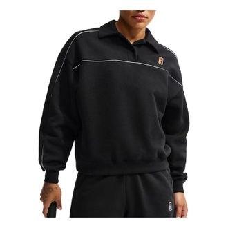 Nike (WMNS) Nike Court Collection Fleece T-Shirt Black IU3253-010