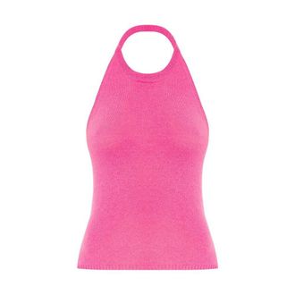 Sams&oslash;e & Sams&oslash;e Nola cashmere top,Pink female, Sizes: S, XS, L, M