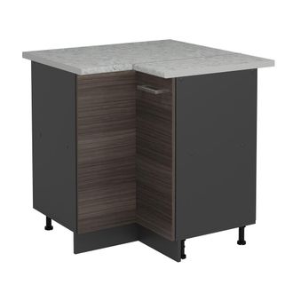 Vicco Armario De Esquina R-line, Gris Noble, 75.6 Cm Et M&aacute;rmol