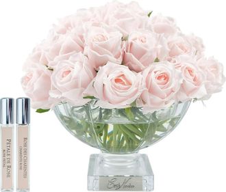 Côte Noire Luxuriöser Raumduft Centrepiece Roses - French Pink Rose Buds & Silver