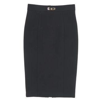 Elisabetta Franchi Pencil Skirts, female, Black, Size: M Pencil Skirts