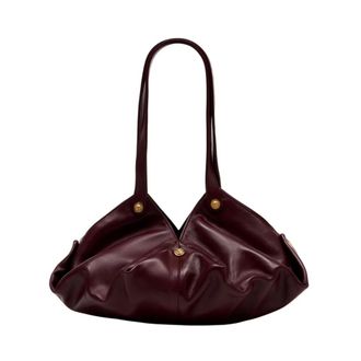 Versace Shoulder Bags, female, Red, Size: ONE SIZE Protea Nappa Shoulder Bag