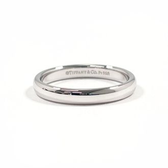 Tiffany & Co. Silver Platinum 950 Band Ring (Pre-Owned)