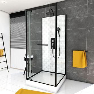 Aurlane Cabina Ducha Cuadrada 90x90x230cm- Underground Rectangular 90 Acabado Acabado Ceramica Metro