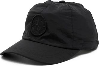 Stone Island Cappello da baseball con ricamo - Nero