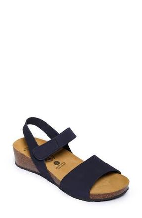 Plakton Luna Sandal in Nobuck Navy at Nordstrom Rack, Size 10Us / 41Eu