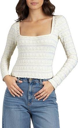 All in Favor Lace Top in Cream at Nordstrom Rack, Size X-Small