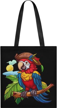 Generic Parrots Bird Tote Bag for Women Men Shoulder Bags Purses Pouch Handbags