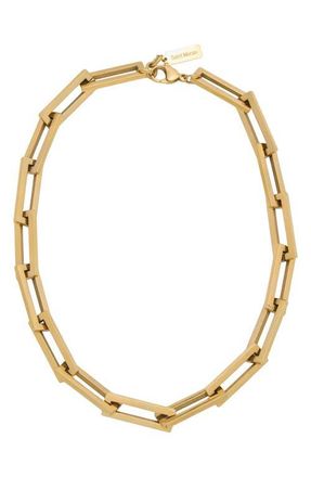 st. Moran Oversize Paper Clip Chain Necklace in Gold at Nordstrom